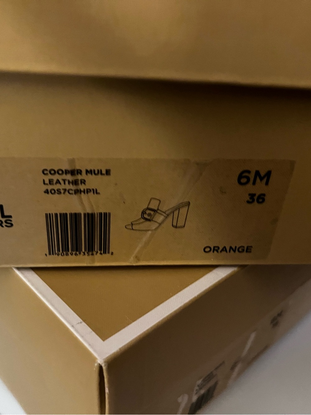 MICHAEL by MICHAEL KORS Cooper Mule-Orange-6M NIB